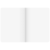 Notizbuch Premium FACT!plus Kladde | A6, unliniert, Gummizugverschluss, braun